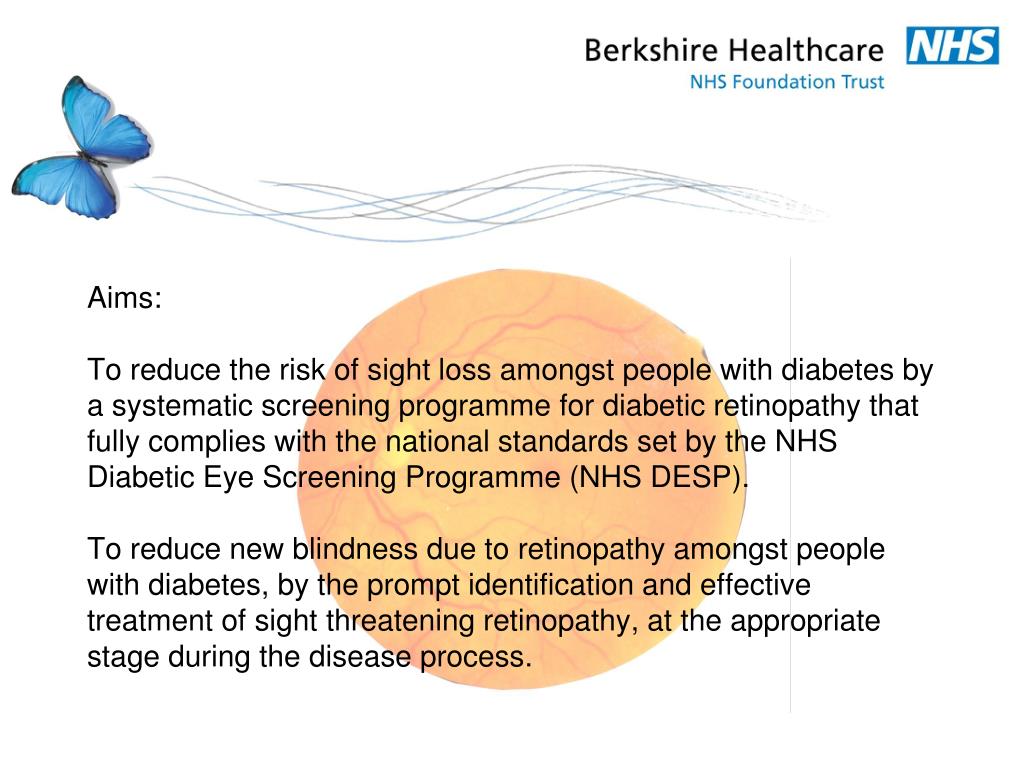 PPT Berkshire Diabetic Eye Screening Service PowerPoint Presentation