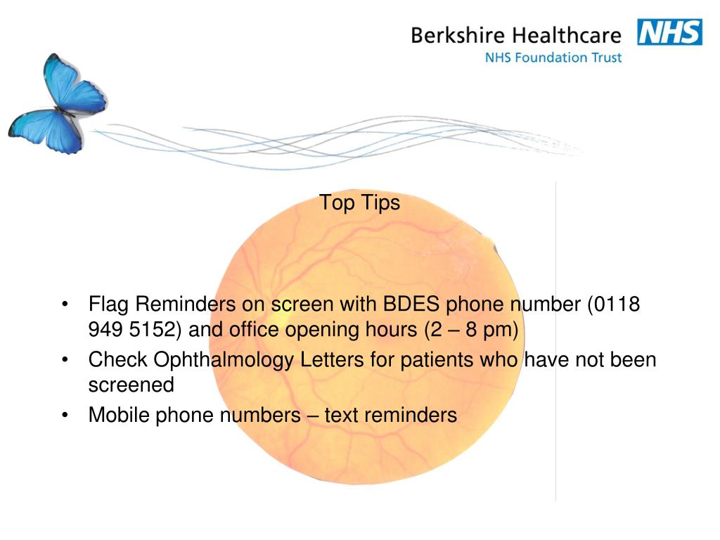 PPT Berkshire Diabetic Eye Screening Service PowerPoint Presentation
