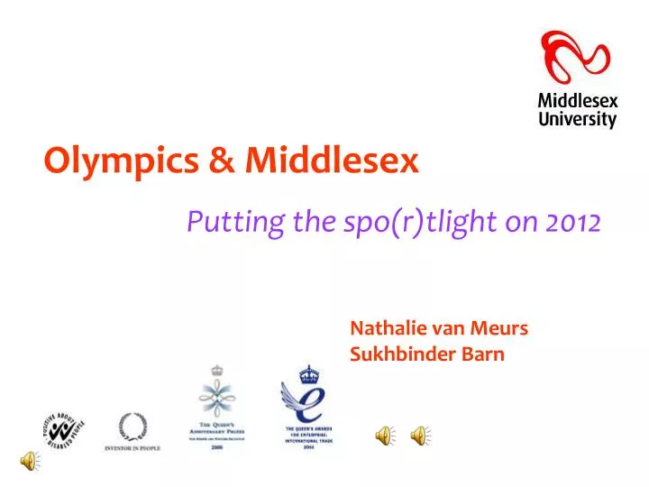 PPT Olympics & Middlesex PowerPoint Presentation, free download ID