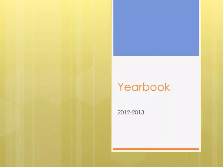 Yearbook Template Powerpoint