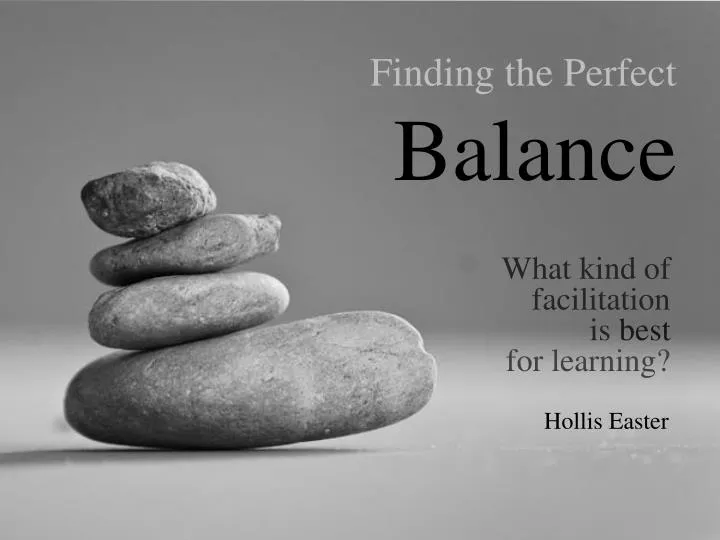 PPT Finding the Perfect Balance PowerPoint Presentation, free