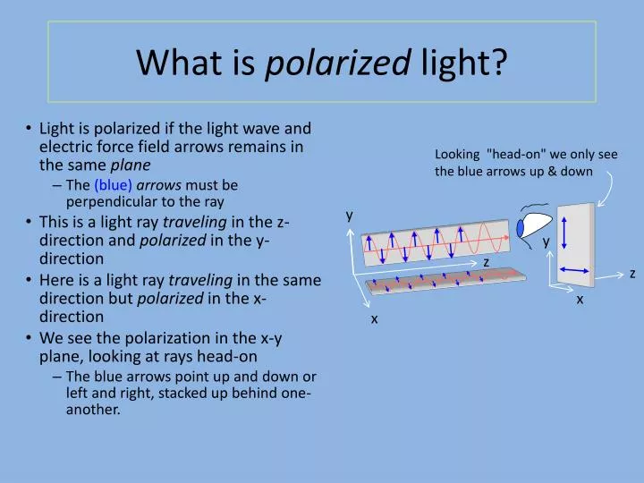 What Is Polarized Light