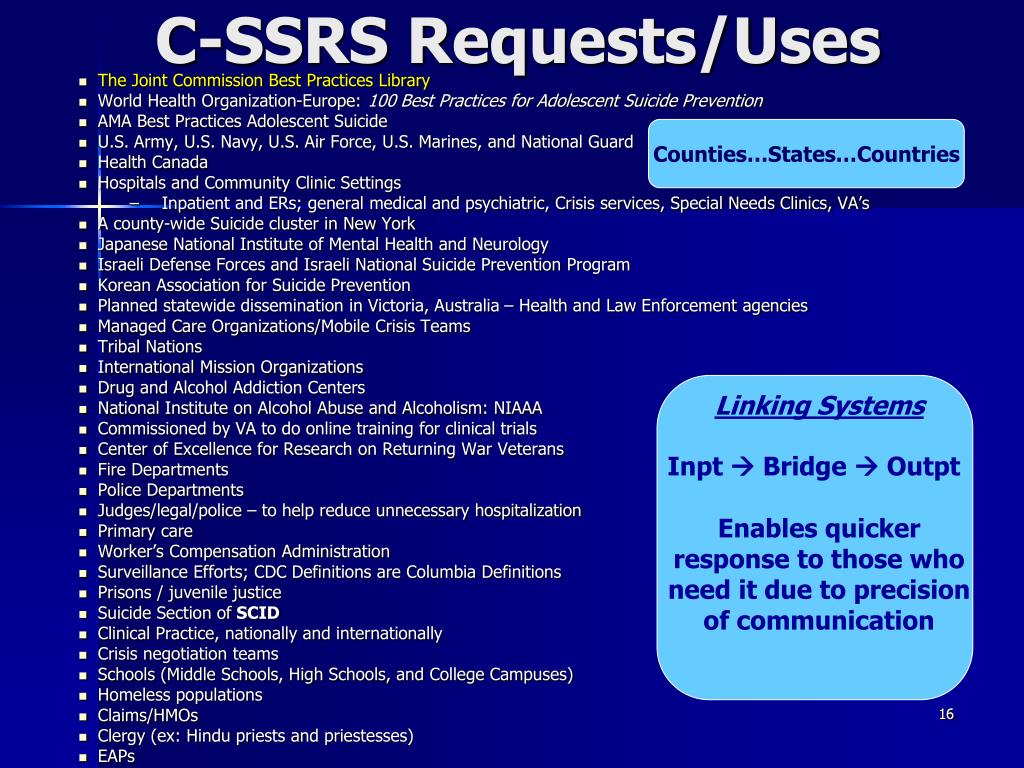 PPT On the Road to Prevention Identification & Triage Using the
