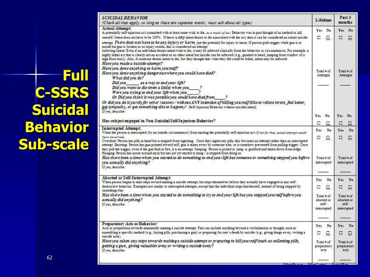 PPT - On the Road to Prevention: Identification & Triage Using the ...