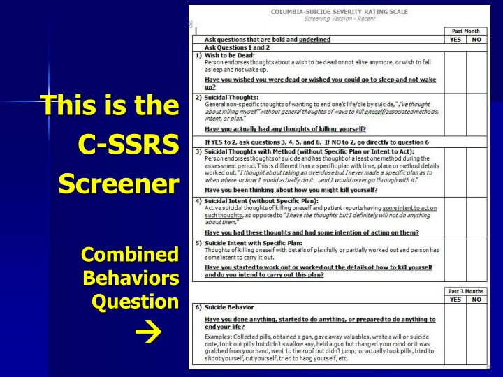 PPT - On the Road to Prevention: Identification & Triage Using the ...