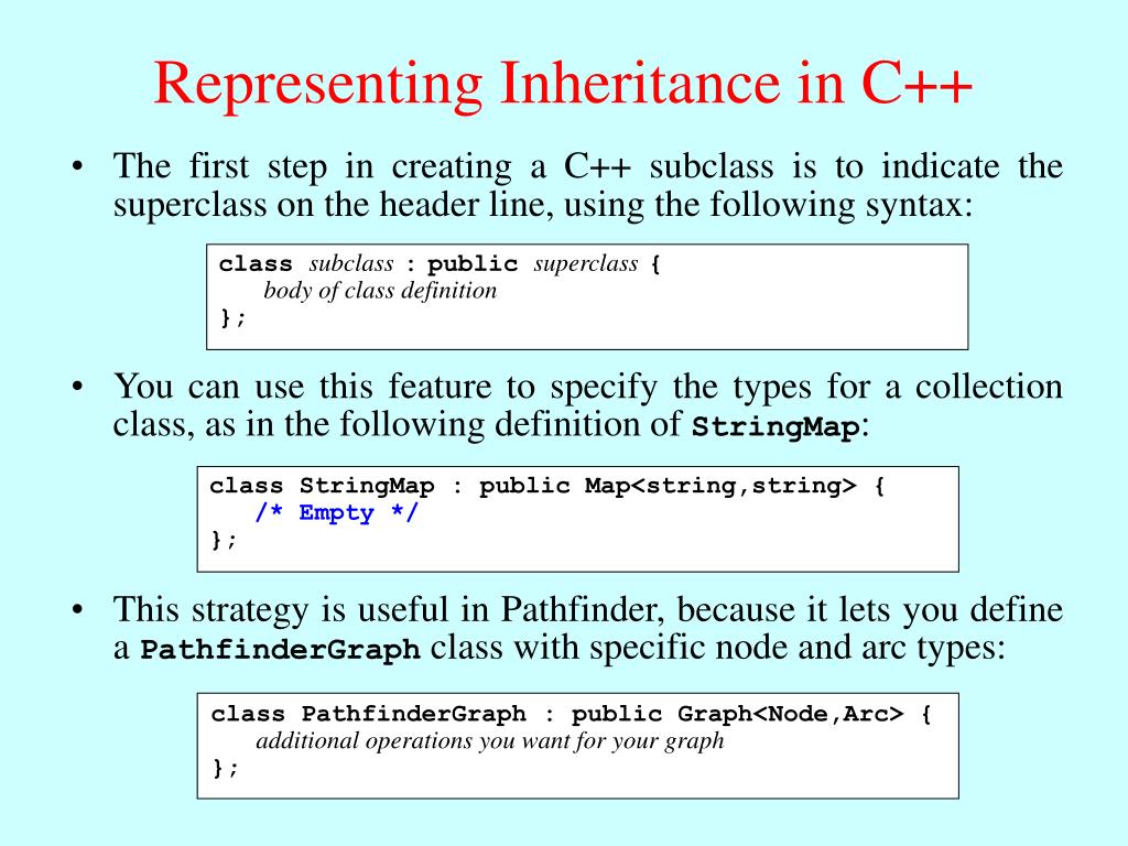 PPT - Inheritance in C++ PowerPoint Presentation, free download - ID ...