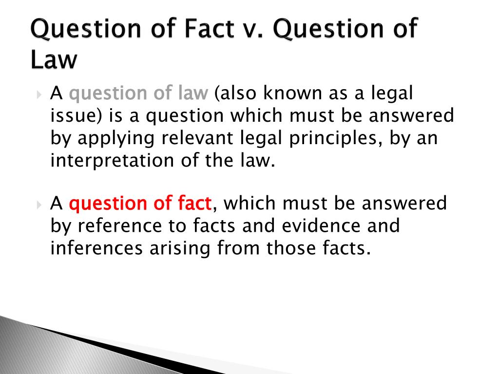 research questions of law