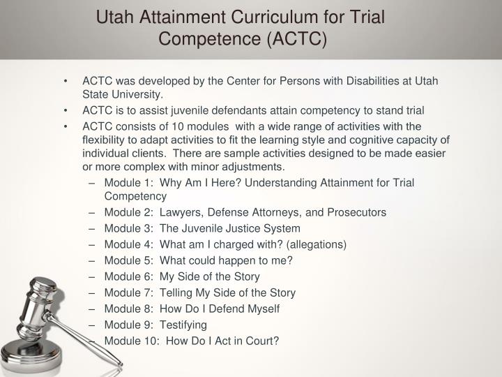 juvenile competency to stand trial A case vignette the following case vignette from the files of one of the authors demonstrates the issue of a child who was deemed not competent to stand trial simply. juvenile competency to stand trial A case vignette the following case vignette from the files of one of the authors demonstrates the issue of a child who was deemed not competent to stand trial simply.