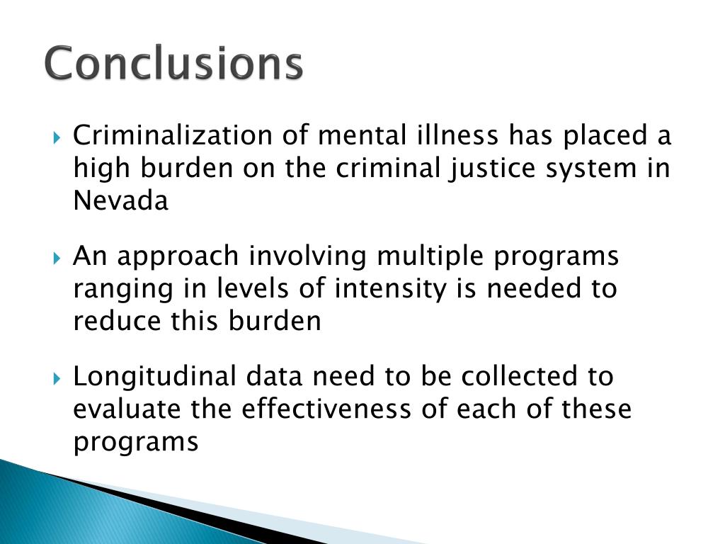 PPT - Mental Illness and the Criminal Justice System in Nevada ...