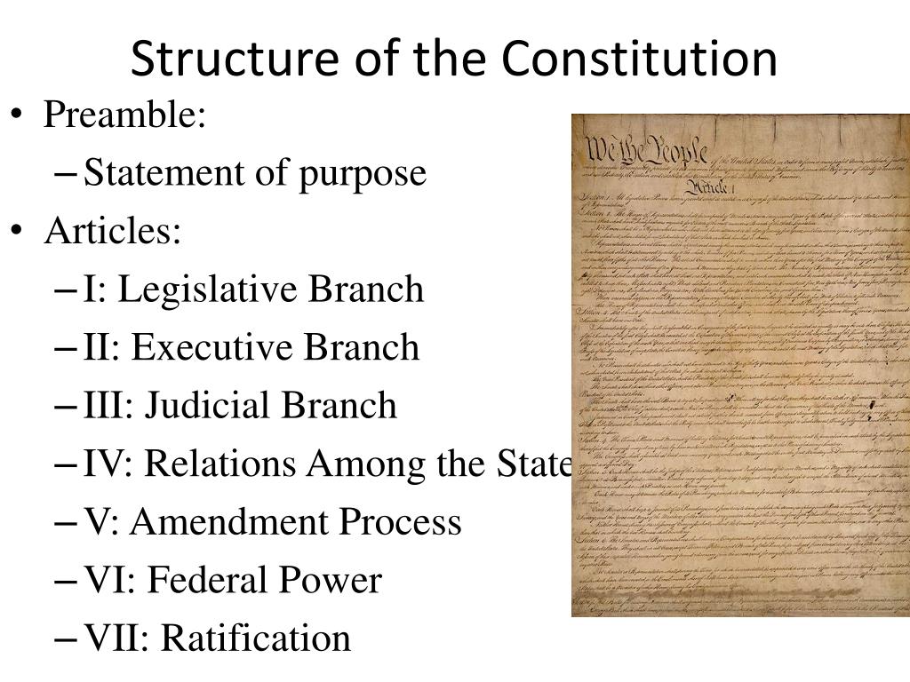 what is the thesis statement of the constitution