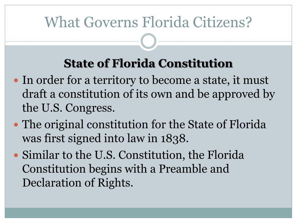 PPT - Civic Government In Florida PowerPoint Presentation, free ...