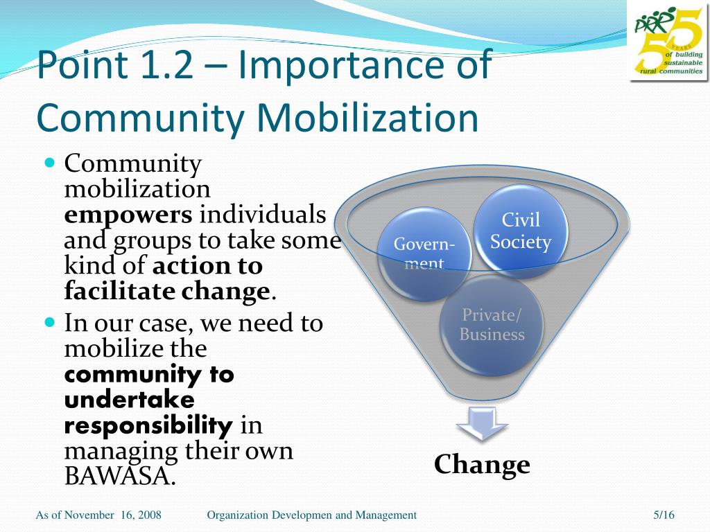 community mobilization essay