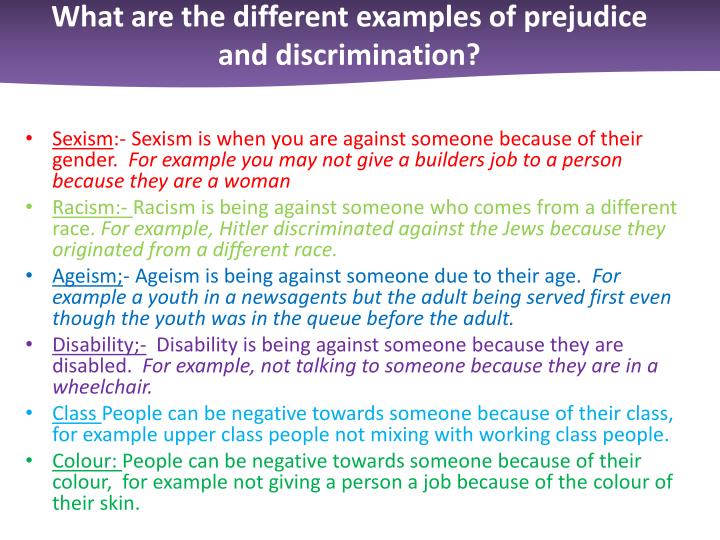 what is the difference between stereotyping and prejudice use examples to illustrate the differences what is the difference between stereotyping and prejudice use examples to illustrate the differences