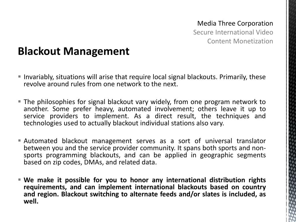 PPT Media Three Corporation. PowerPoint Presentation, free download