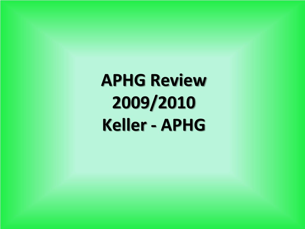 ppt aphg review 2009