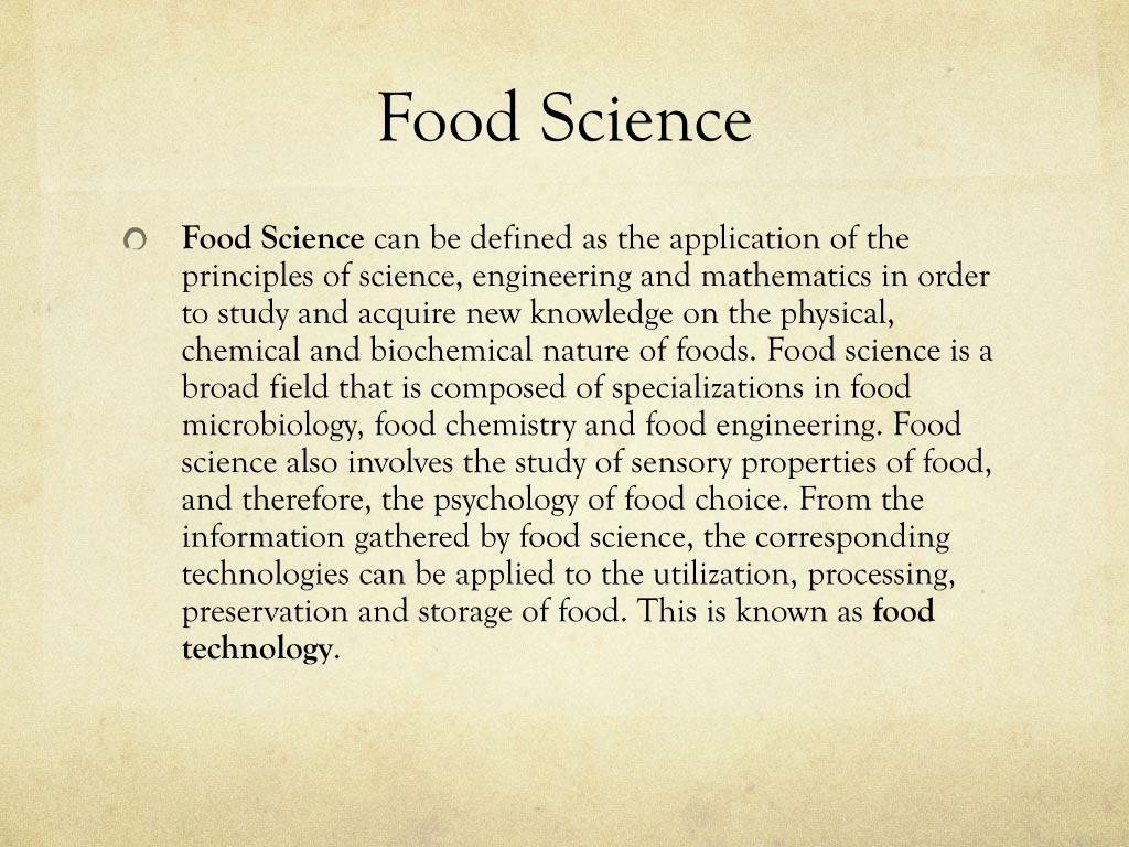 PPT - Food Science ABC Lesson 5 Functions Of Ingredients: Food Science ...