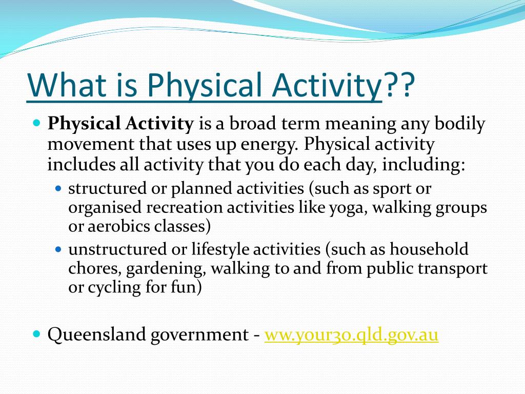 physical education activities definition