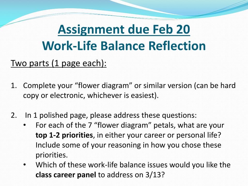 PPT - OCN 750 Class #6: February 13 Work-Life ( Im )Balance PowerPoint ...