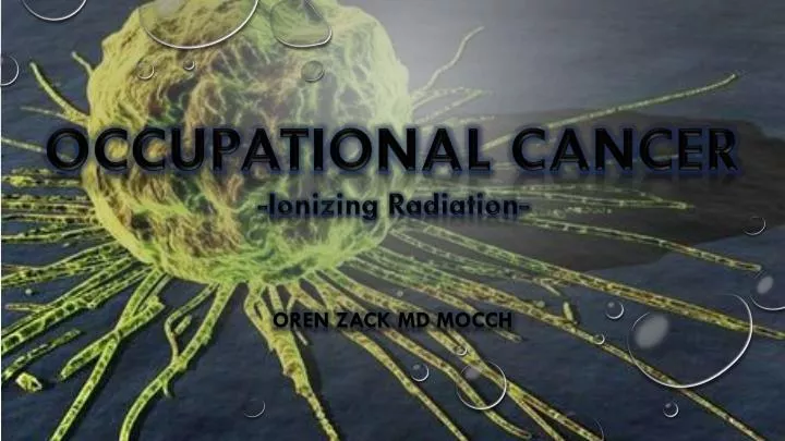 occupational cancer ionizing radiation n.