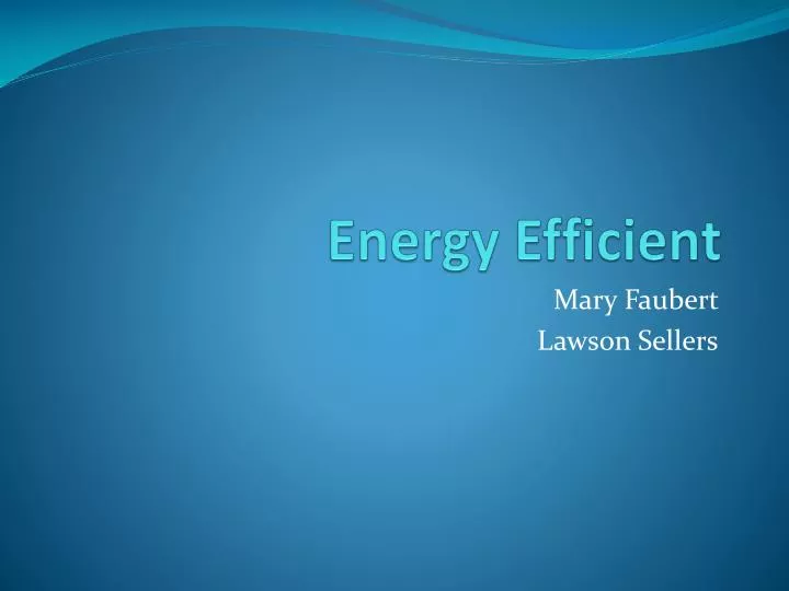 energy efficient n.