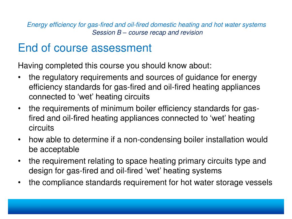 PPT - Energy efficiency for gas-fired and oil-fired domestic heating ...