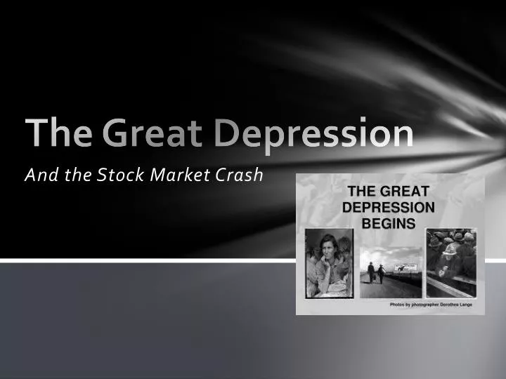 an analysis of the main reason for the great depression an analysis of the main reason for the great depression