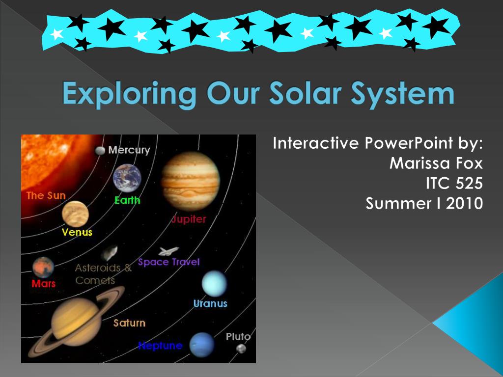 Interactive Solar System Model