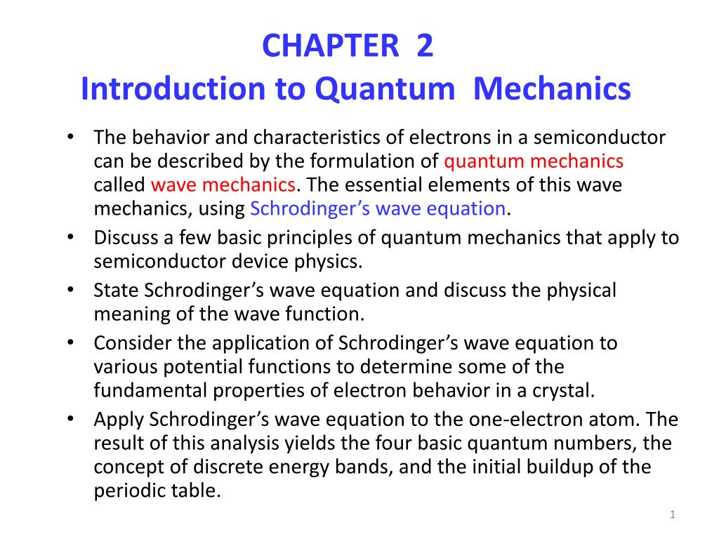 research topics in quantum mechanics