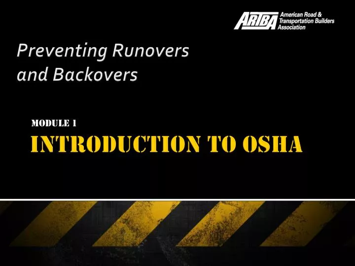PPT - Introduction to osha PowerPoint Presentation, free download - ID ...