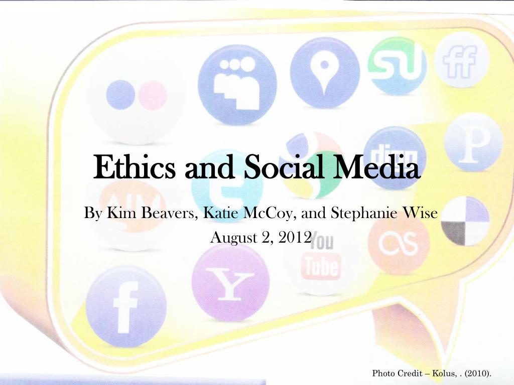 social media ethics presentation