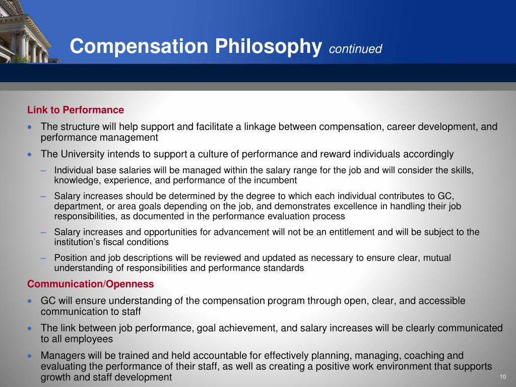 PPT Staff Compensation Program PowerPoint Presentation, free download