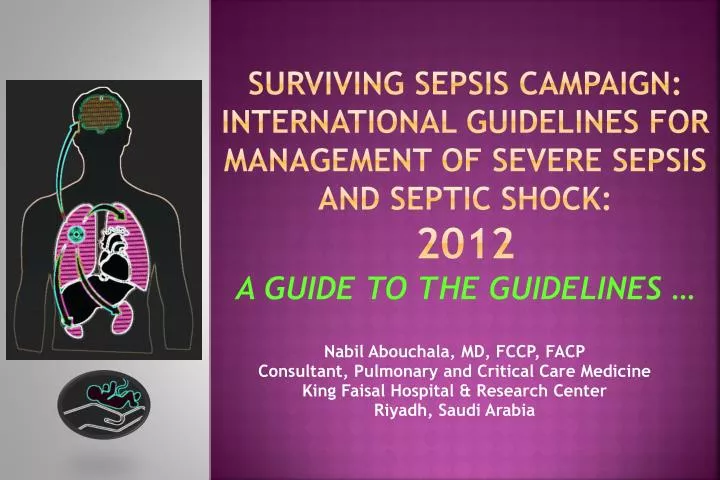 PPT - Surviving Sepsis Campaign: International Guidelines For ...