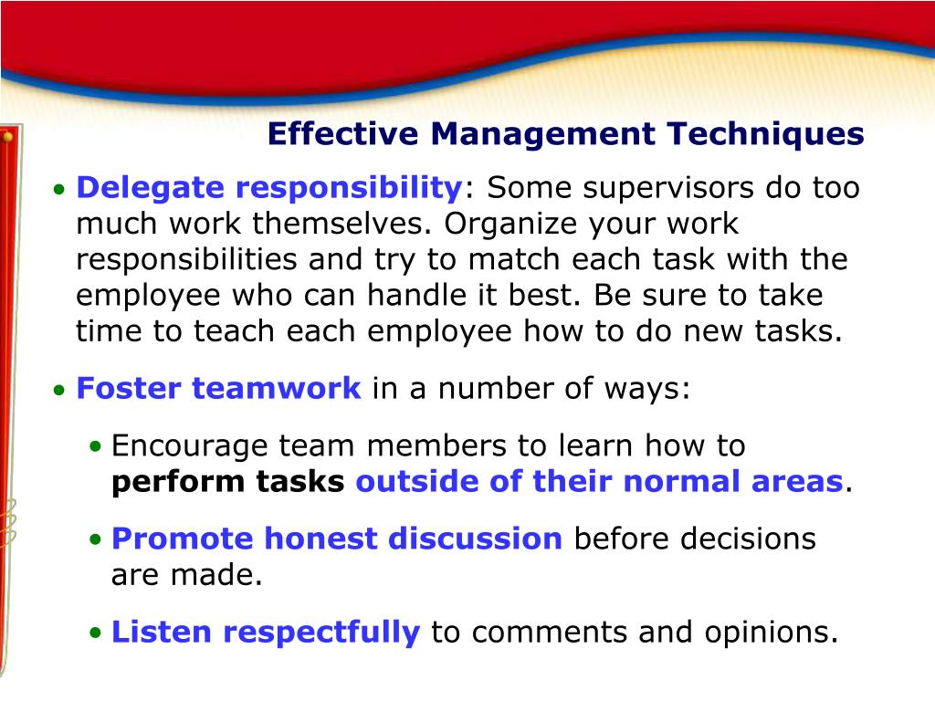 Management methods. Effective Management.