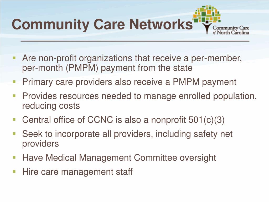 PPT Community Care of North Carolina PowerPoint Presentation, free