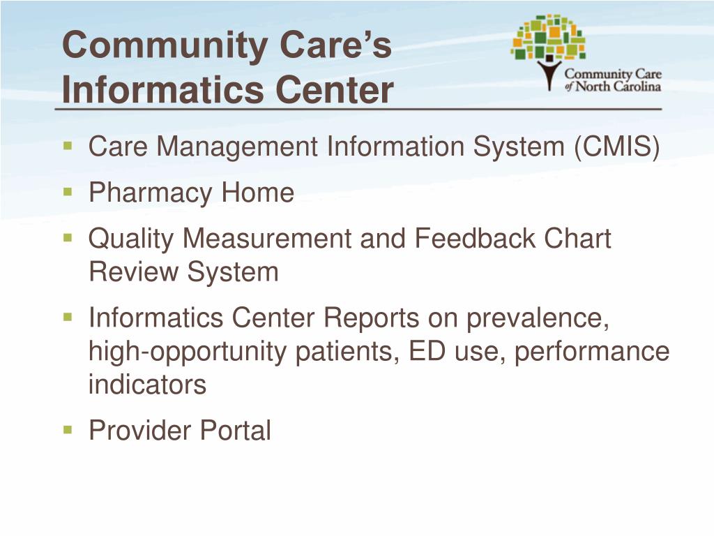 PPT Community Care of North Carolina PowerPoint Presentation, free