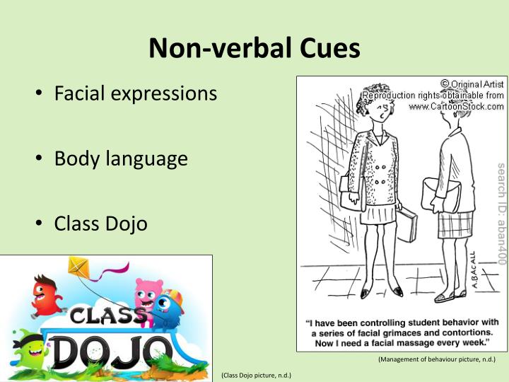 non verbal cues in oral presentation