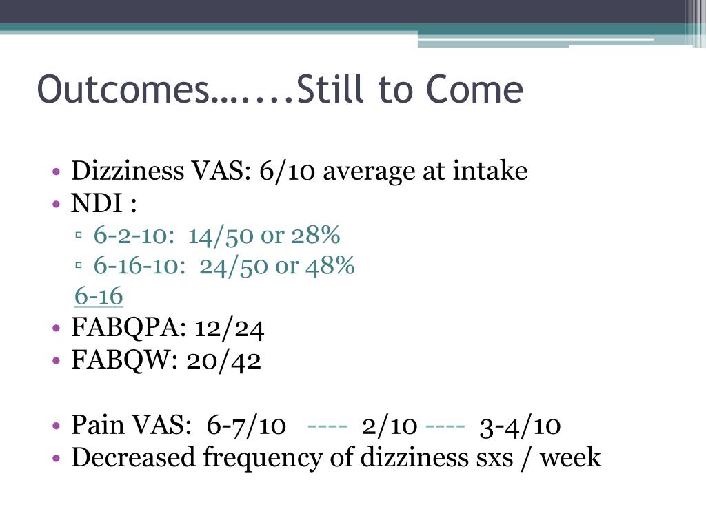 PPT - Cervicogenic Dizziness Differential Diagnosis & Treatment ...