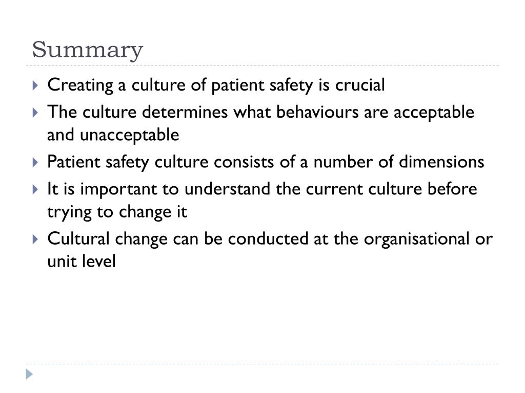PPT - Patient Safety Culture Measurement and Improvement PowerPoint ...