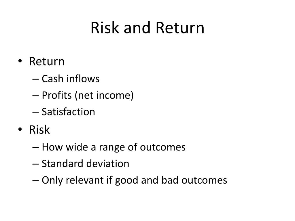 PPT - Risk and Return, Business Structures PowerPoint Presentation