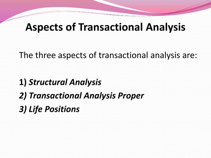 life positions in transactional analysis