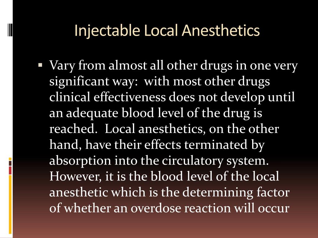 PPT Local anesthesia and pain management in pediatric dentistry