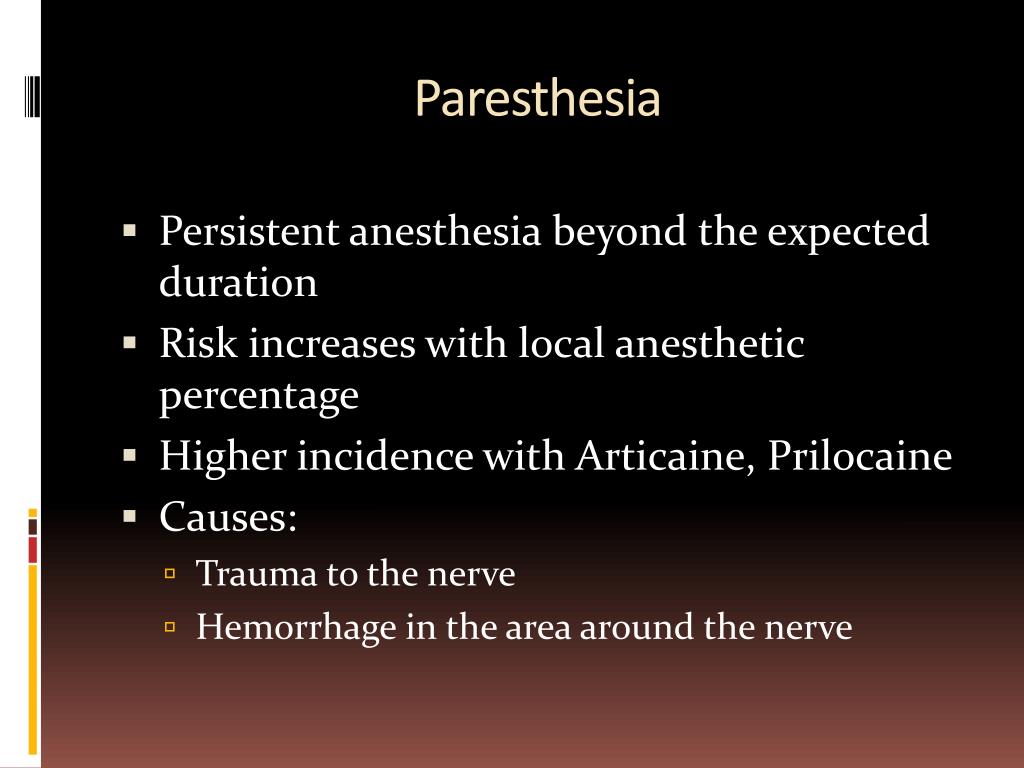PPT Local anesthesia and pain management in pediatric dentistry