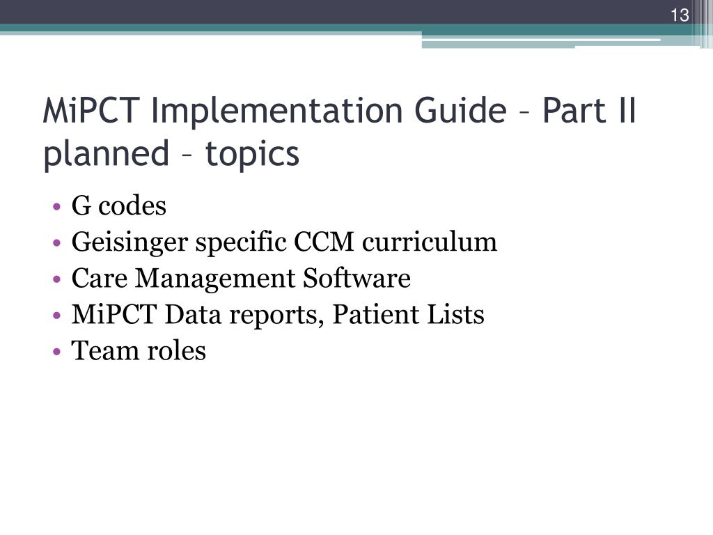 Mipct Example PPT - The Michigan Primary Care Transformation (MiPCT) Project ...