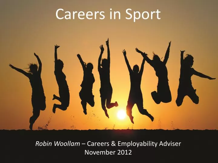 PPT - Careers in Sport PowerPoint Presentation, free download - ID:1570197