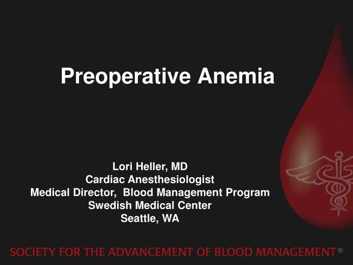 preoperative anemia n.