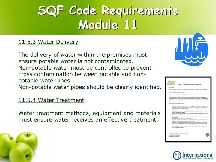 PPT Food Safety Quality Management System Training Guide SQF Code