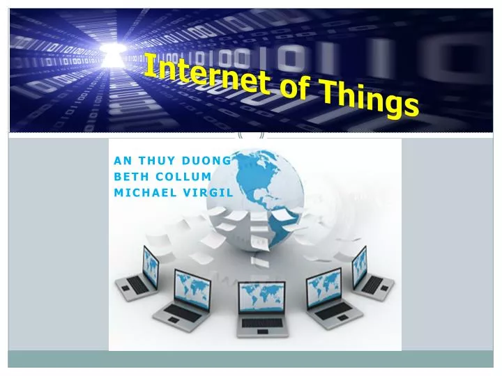 internet of things n.
