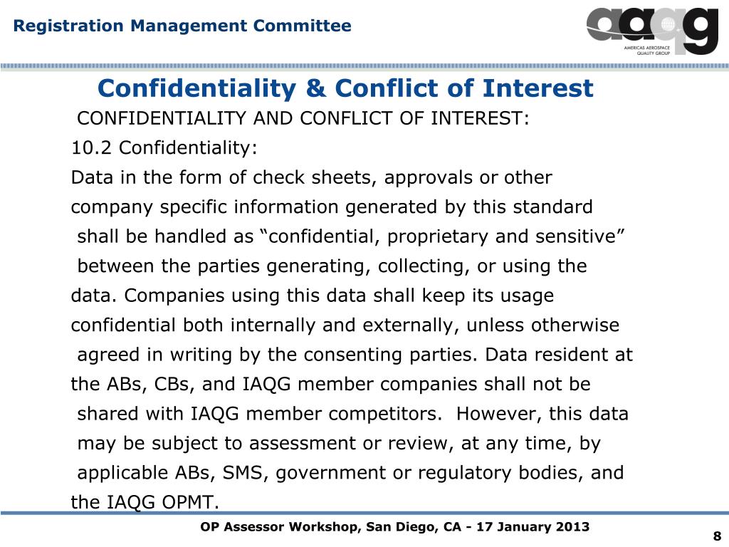 conflict of interest case study confidentiality scenario 2