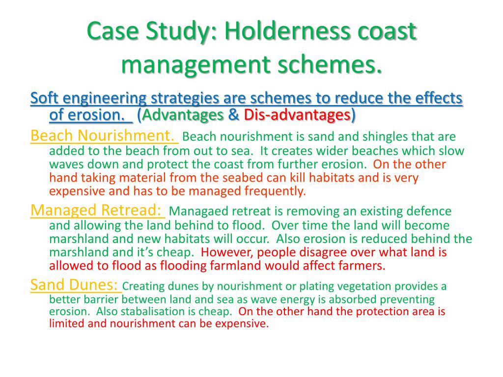 coastal management case study
