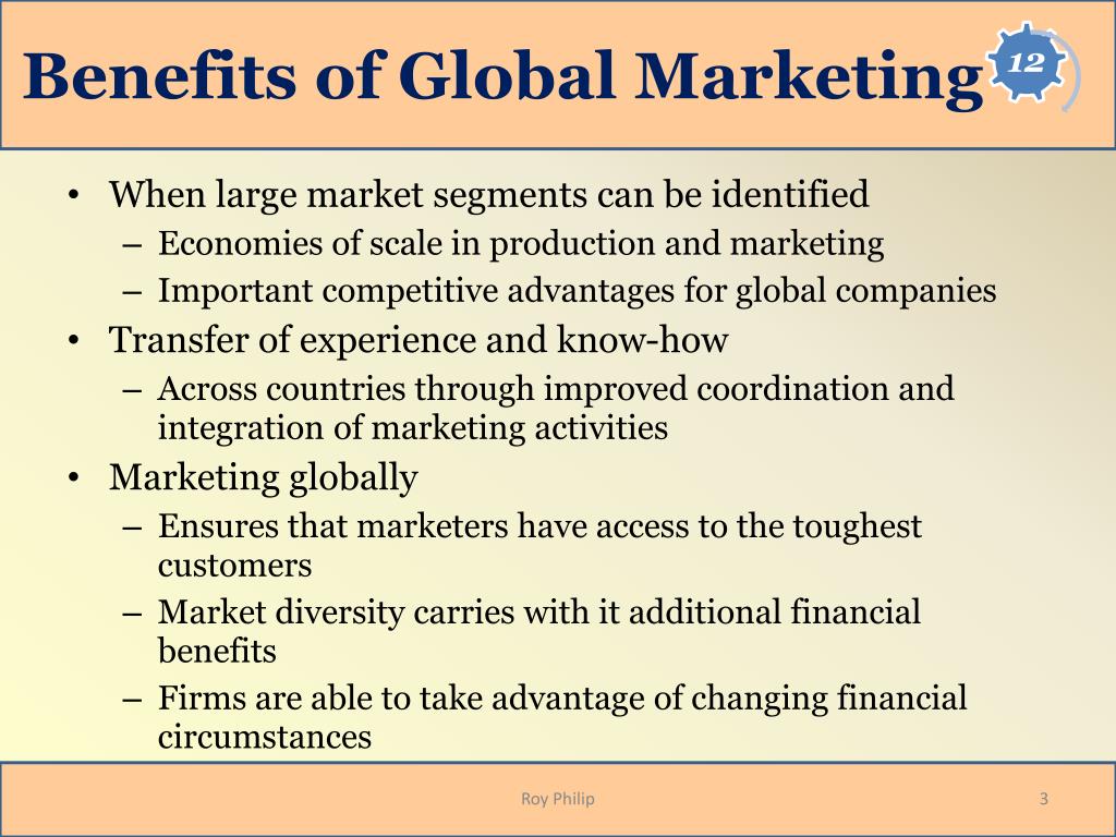summary of global marketing